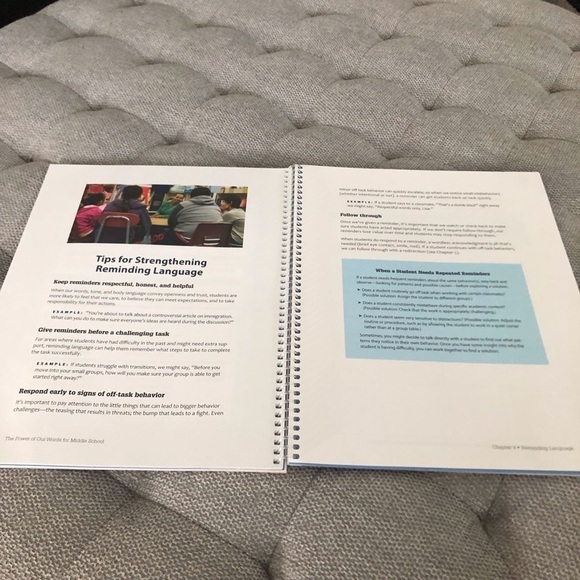 Responsive Classroom The Power of Our Words for Middle school spiral book - Picture 11 of 13